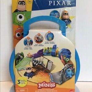Mattel Pixar Minis - World of Pixar Play Set - 3-N-I Movies - New in Box